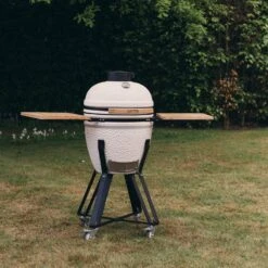 Barbecue Céramique Kamado Medium 50 Cm Blanc -Art-Garden Boutique barbecue ceramique kamado medium 50 cm blanc 2