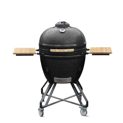Barbecue Céramique Kamado XXL 70 Cm Noir -Art-Garden Boutique barbecue ceramique kamado xxl 70 cm noir