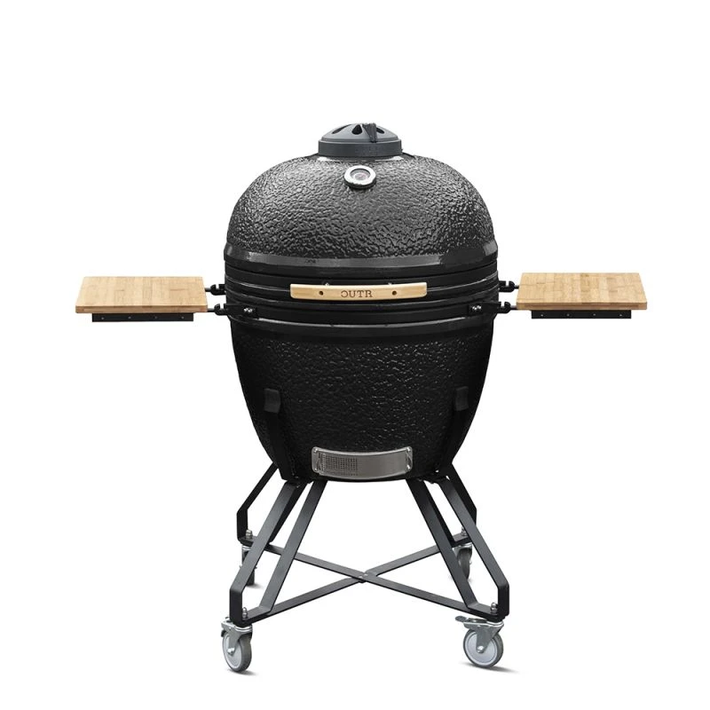 Barbecue Céramique Kamado XXL 70 Cm Noir 1 Barbecue Céramique Kamado XXL 70 Cm Noir