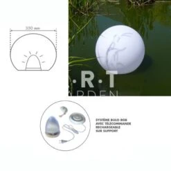 Boule Lumineuse Nomade étanche Bulo 8 Boule Lumineuse Nomade étanche Bulo -Art-Garden Boutique boule lumineuse nomade etanche bulo 2
