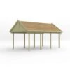 Carport Indépendant En Bois Serie 35 580x317 Cm