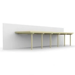 Carport Mural En Bois B15 1030x316 Cm