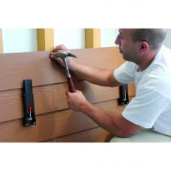 EDMA CLIN FIX - Set De 2 Accessoires Pose De Bardage à Recouvrement -Art-Garden Boutique clin fix set de 2 accessoires pose de bardage a recouvrement 3