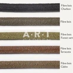 Cloture Double Tressage Composite Fibre Arrondie -Art-Garden Boutique cloture double tressage composite fibre arrondie 1 2