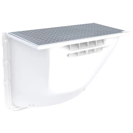 Cour Anglaise 800 X 600 X 400 Mm / Grille Caillebotis Maille 30 X 30 Mm - ACO 1 Cour Anglaise 800 X 600 X 400 Mm / Grille Caillebotis Maille 30 X 30 Mm - ACO