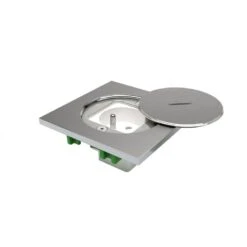 Couvercle Inox 316L Avec 1 Prise De Courant 16A 250V NF (france Belgique)