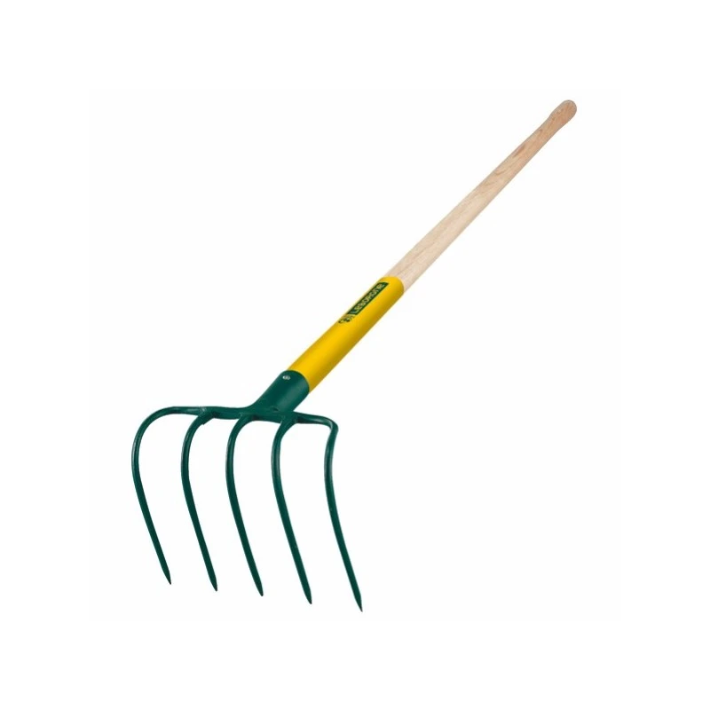 Croc à Fumier Douille - 5 Dents Manche Bois Certifié PEFC 2 Croc à Fumier Douille - 5 Dents Manche Bois Certifié PEFC – Image 2