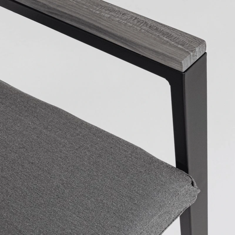 Fauteuil De Jardin BELMAR Anthracite 5 Fauteuil De Jardin BELMAR Anthracite – Image 5