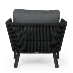 Fauteuil De Jardin MAKATEA Noir Bizzotto -Art-Garden Boutique fauteuil de jardin makatea noir bizzotto 3