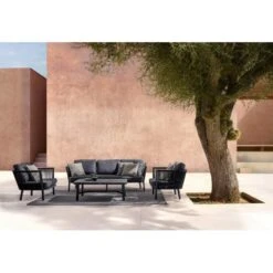 Fauteuil De Jardin MAKATEA Noir Bizzotto -Art-Garden Boutique fauteuil de jardin makatea noir bizzotto 4