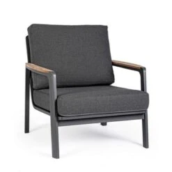 Fauteuil Lounge De Jardin JALISCO Anthracite