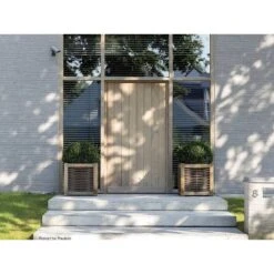 Jardinière En Chêne Avec Tressage Noisetier - Avec Ou Sans Bac - 2 Tailles Disponibles -Art-Garden Boutique jardiniere en chene avec tressage noisetier avec ou sans bac 2 tailles disponibles 4