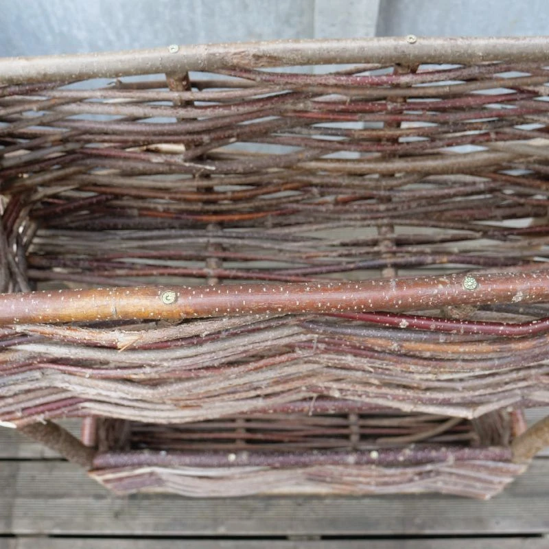 Jardinière Haute En Bois De Noisetier Tressé - 150 X 30 X 75 Cm 3 Jardinière Haute En Bois De Noisetier Tressé - 150 X 30 X 75 Cm – Image 3