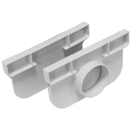 Kit De Fonds Ouvert/fermé (2 Pcs Par Sachet) Gris Pour Caniveau Standard 1 Kit De Fonds Ouvert/fermé (2 Pcs Par Sachet) Gris Pour Caniveau Standard