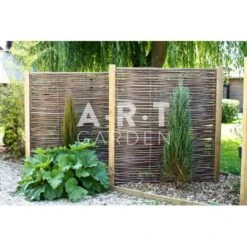 Panneau Claustra En Noisetier Tressé En Horizontal Qualité Pro. Clôture Naturelle Bois 9 Panneau Claustra En Noisetier Tressé En Horizontal Qualité Pro. Clôture Naturelle Bois -Art-Garden Boutique panneau claustra en noisetier tresse en horizontal qualite pro cloture naturelle bois 1 3