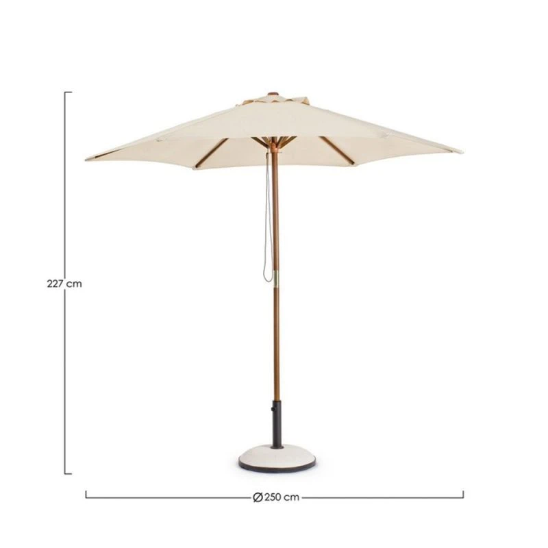 Parasol SYROS 2.5 M Naturel 2 Parasol SYROS 2.5 M Naturel – Image 2