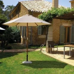 Parasol SYROS 2.5 M Naturel 5 Parasol SYROS 2.5 M Naturel -Art-Garden Boutique parasol syros 25 m naturel 2