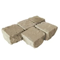 Pavé Pierre Naturelle De L’Inde Kandla Gris 14x14x5-7cm