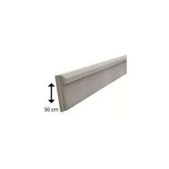 Plaque De Soubassement 250x50 – Demi Chaperonnée