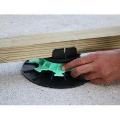 Plot Terrasse Pour Lambourde Réglable 40/60 Mm JOUPLAST -Art-Garden Boutique plot terrasse pour lambourde reglable 40 60 mm jouplast 2