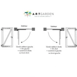 Portail Bois Exotique Duke 8 Portail Bois Exotique Duke -Art-Garden Boutique portail bois exotique duke 3