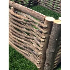 Potager Carré En Noisetier Tressage Horizontal - 4 Tailles Disponibles -Art-Garden Boutique potager carre en noisetier tressage horizontal 4 tailles disponibles 4
