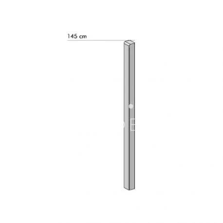 Poteau Bois 7x7 En Pin Rouge Collstrop Oxford 2 Poteau Bois 7x7 En Pin Rouge Collstrop Oxford – Image 2