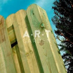 Poteau Bois Carré 9x9 Tête Arrondie Collstrop