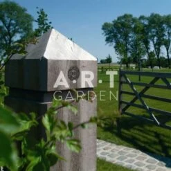 Poteau Bois Exotique Carré 14,1x14,1 Cm Pointe De Diamant Collstrop Exo