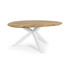 Table De Jardin 8 Places PALMDALE Blanc