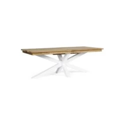 Table De Jardin Extensible 12 Places PALMDALE Blanc