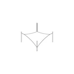 Voile D'ombrage Design Carré 3m Ingenua -Art-Garden Boutique voile d ombrage design carre 3m ingenua 4