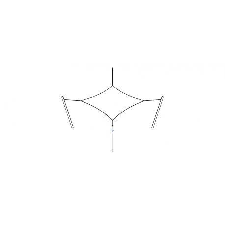 Voile D'ombrage Design Carré 4m Ingenua 6 Voile D'ombrage Design Carré 4m Ingenua – Image 6